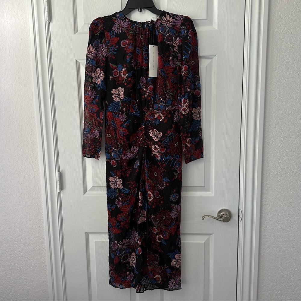 VERONICA BEARD Raylee Floral Ruched Dress Size 4
Multicolor Long Sleeve Classy - Picture 2 of 6